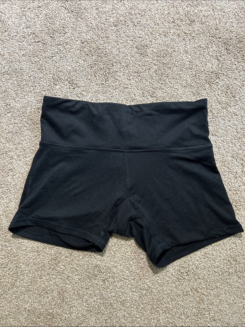 Champion Women's High-Waist Black Performance Shorts